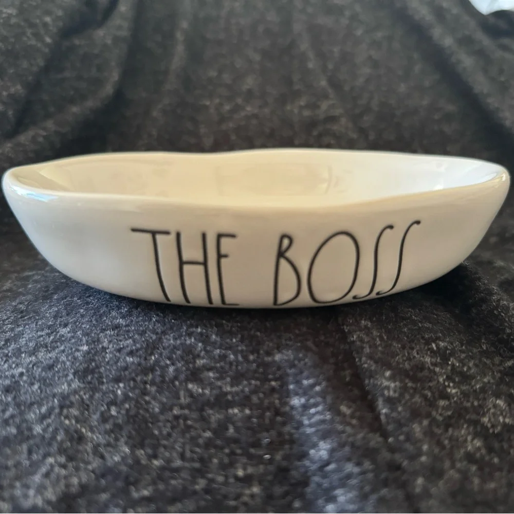 Rae Dunn Artisan Collection Oval Pet Dish